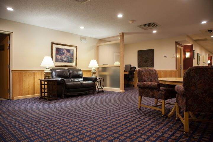 Lobby sitting area