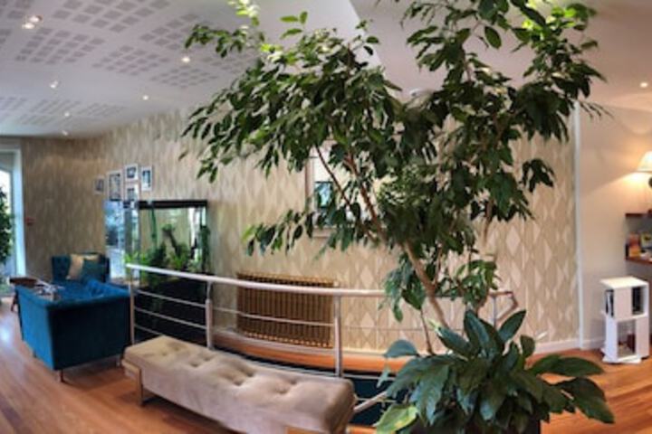 Interior entrance