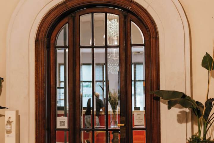 Interior entrance