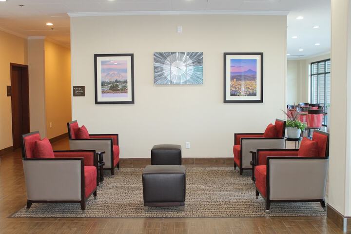 Lobby sitting area