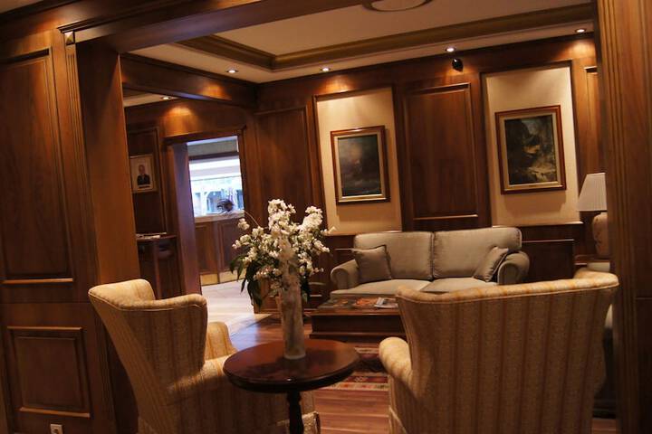 Interior entrance
