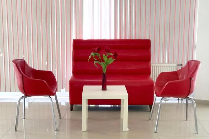 Lobby sitting area