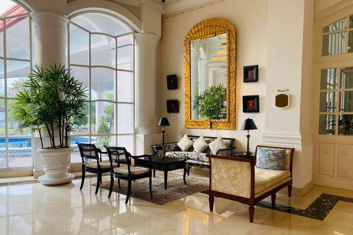 Interior entrance