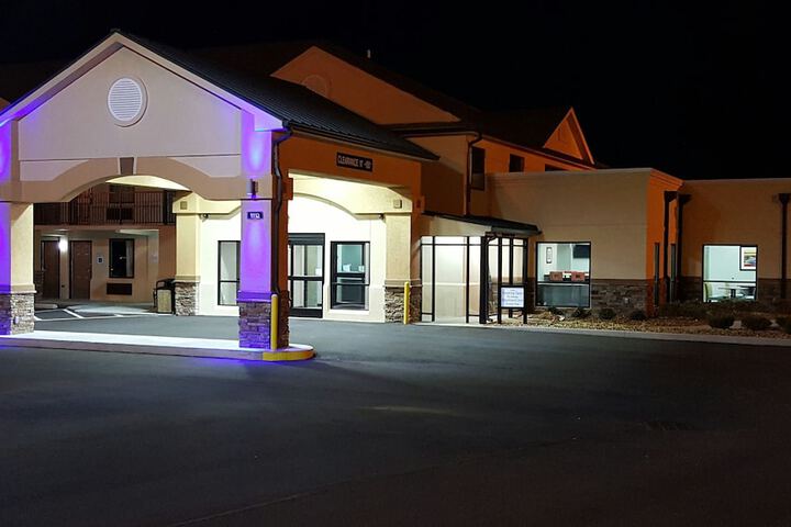 Front of property - evening/night