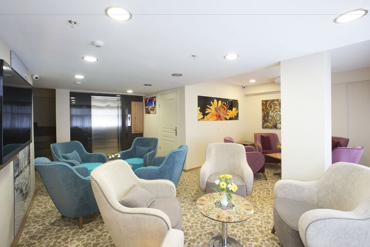 Lobby sitting area