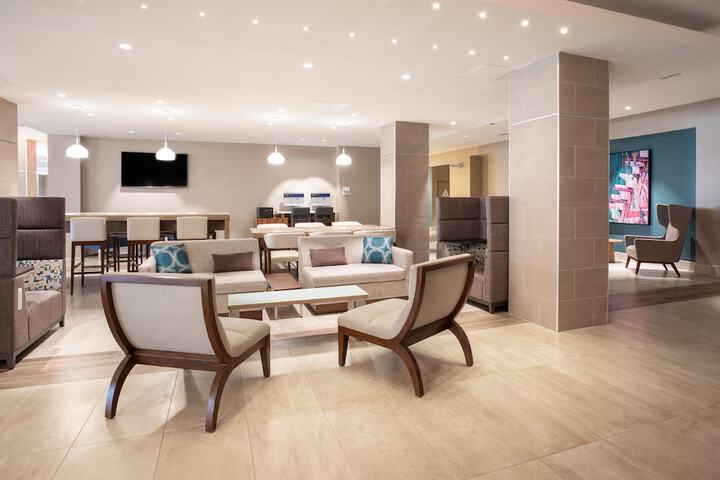Lobby sitting area