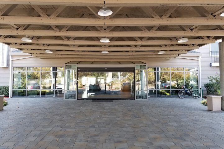 Interior entrance