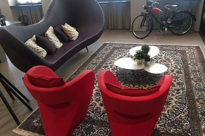 Lobby sitting area