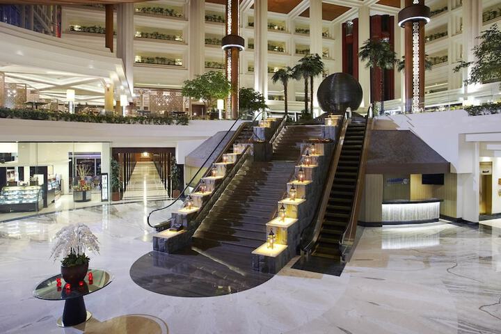Interior entrance