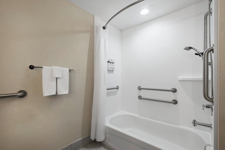 1 King Bed Standard Mobility Accessible Tub (14 of 15)