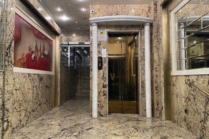 Interior entrance