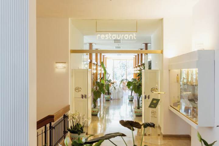 Interior entrance