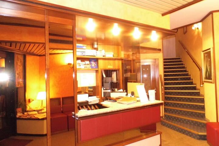 Interior entrance