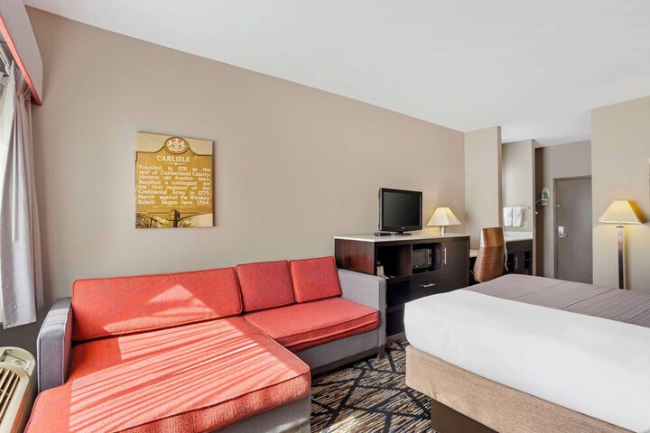 1 Queen Bed Pet Friendly Room Work Desk Sofa Microwave and Refrigerator WiFi Full Breakfast (27 of 31)