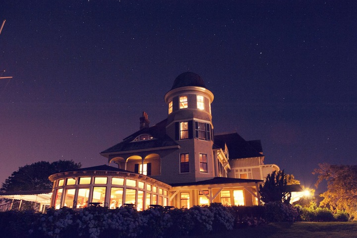 Front of property - evening/night