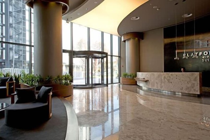 Interior entrance