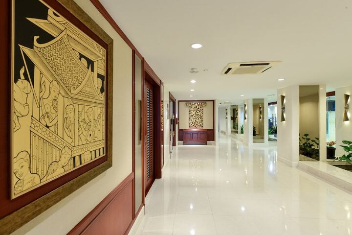 Interior entrance