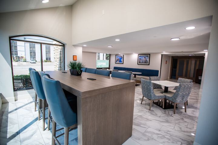 Lobby sitting area