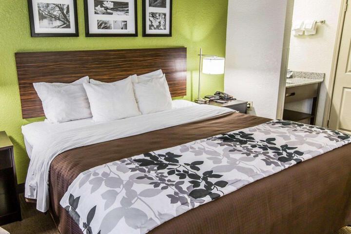 1 Queen Bed Mobility Hearing Accessible Room Bathtub with Grab Bars (2 of 9)