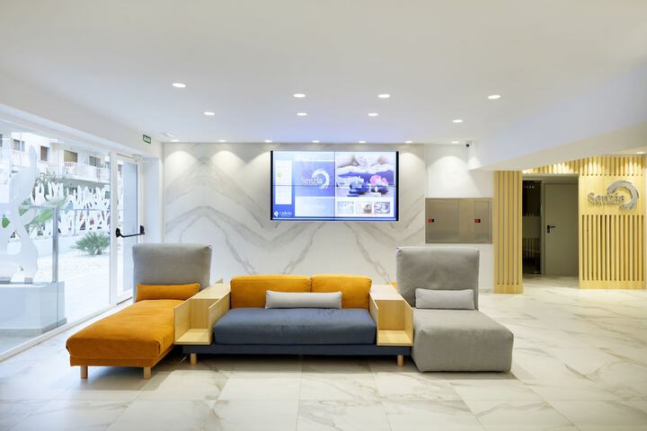 Interior entrance