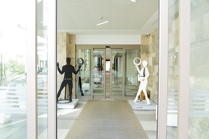 Interior entrance