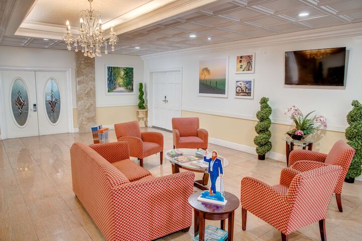 Lobby sitting area
