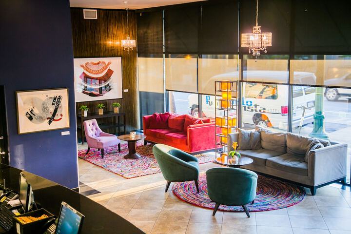 Lobby sitting area