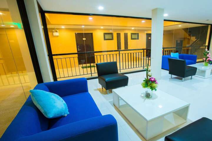 Lobby sitting area