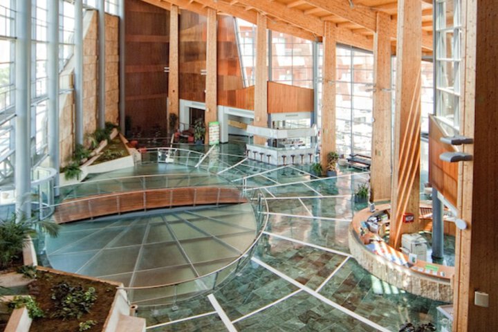 Interior entrance