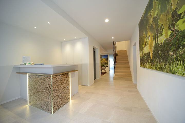 Interior entrance