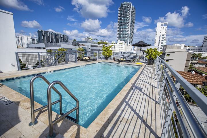 Rooftop pool