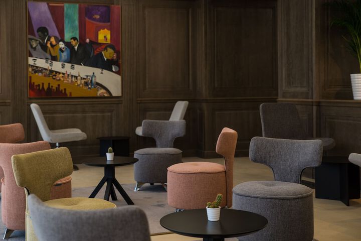 Lobby sitting area