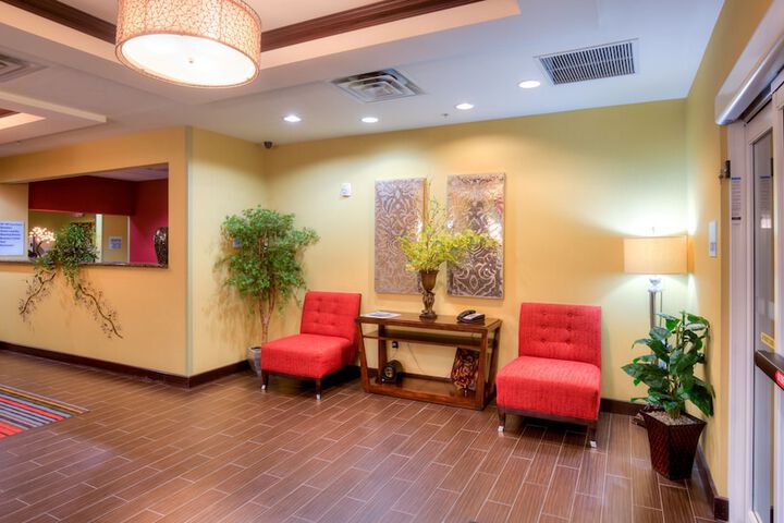 Lobby sitting area