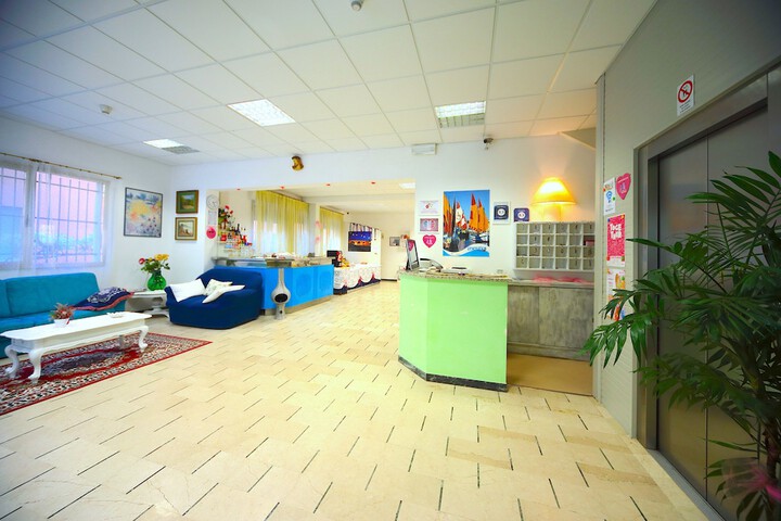 Interior entrance