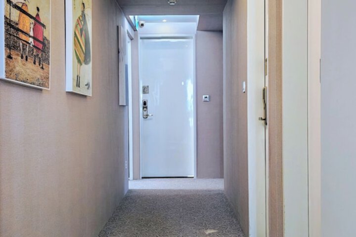 Interior entrance