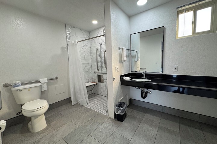 1 Queen Bed ADA Accessible Roll in Shower (6 of 13)