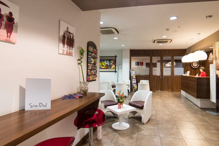 Lobby sitting area