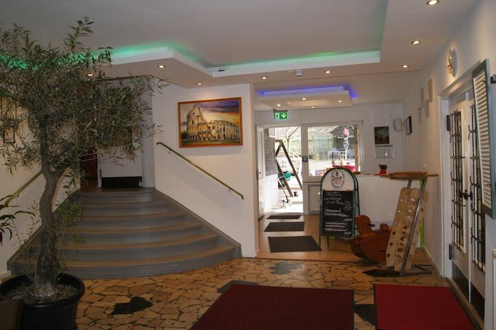 Interior entrance