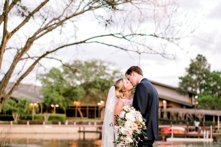 Outdoor wedding area