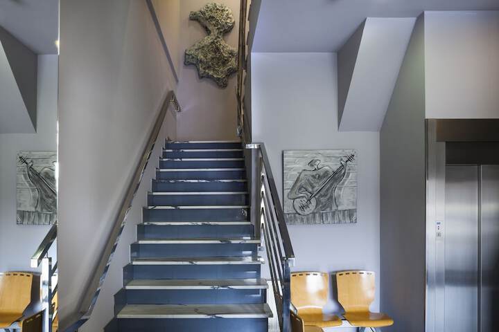 Interior entrance