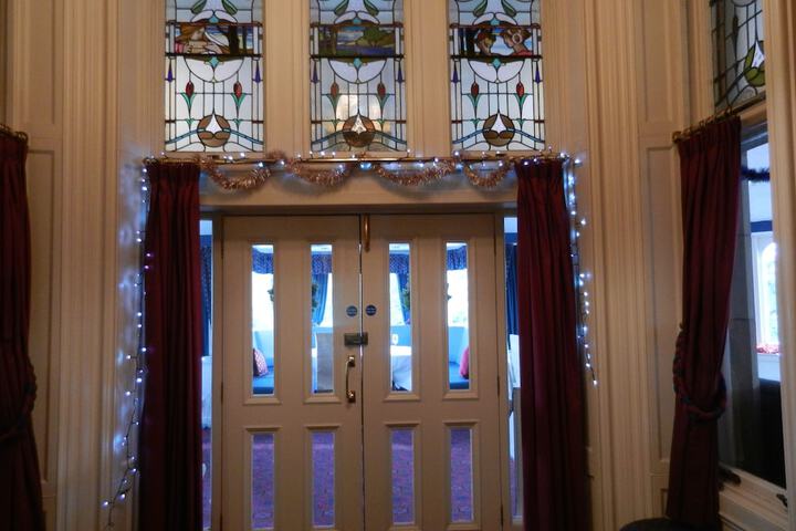 Interior entrance