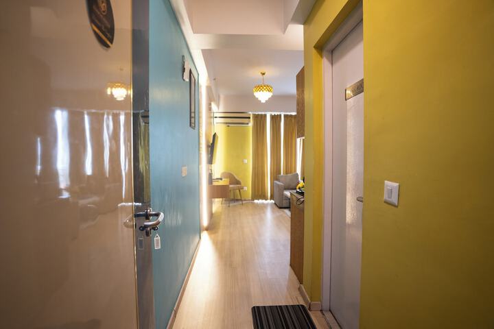 Interior entrance