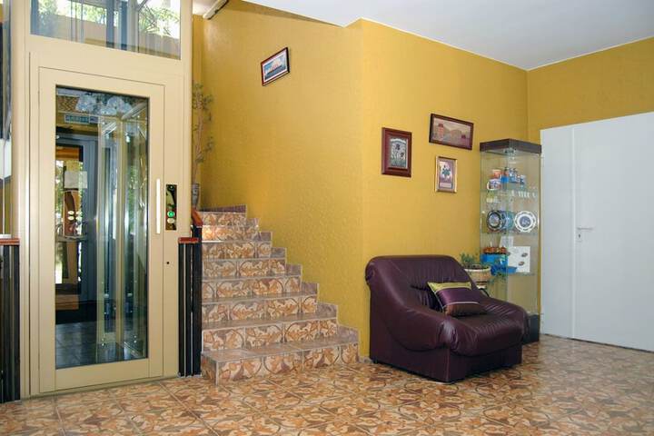 Interior entrance