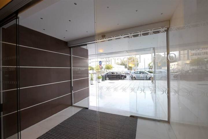 Interior entrance