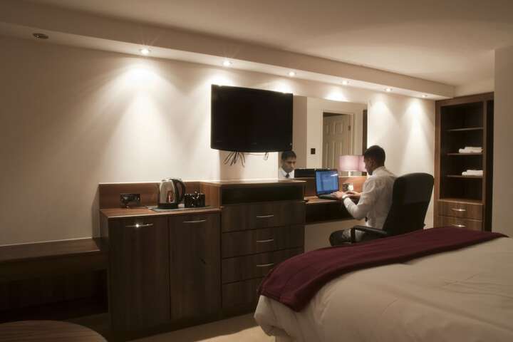In-room business center