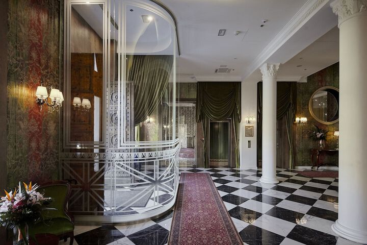 Interior entrance