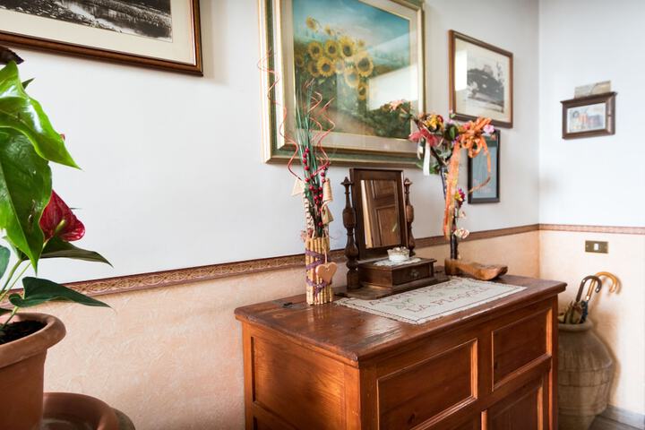 Interior entrance
