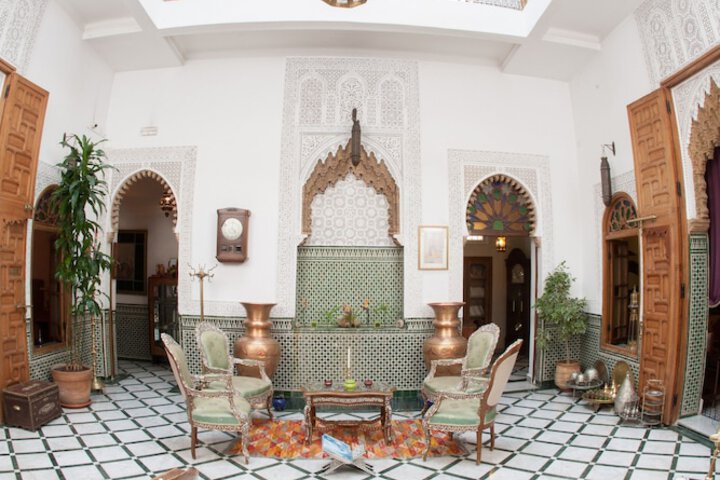 Interior entrance