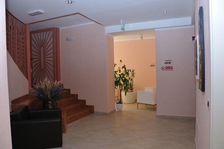 Interior entrance