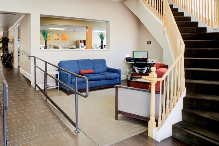Lobby sitting area